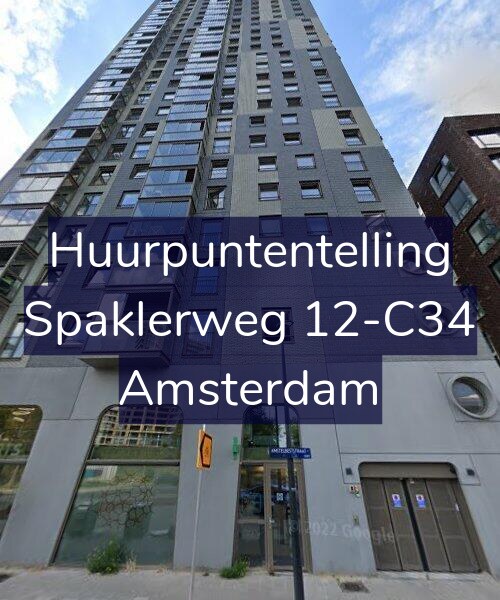 Foto gevel Huurpuntentelling voor Spaklerweg 12-C34, Amsterdam