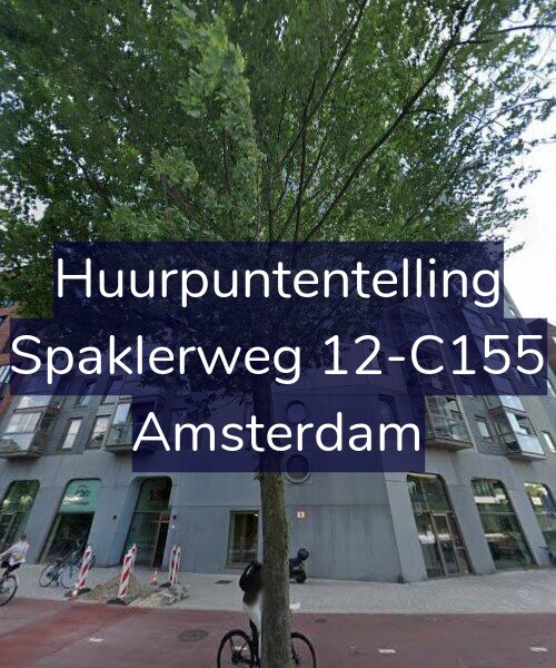 Foto gevel Huurpuntentelling voor Spaklerweg 12-C155, Amsterdam