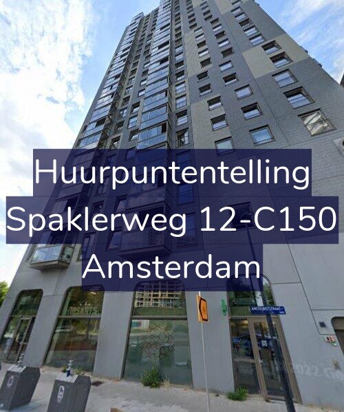 Foto gevel Huurpuntentelling voor Spaklerweg 12-C150, Amsterdam