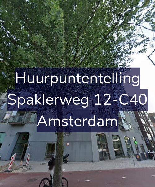 Foto gevel Huurpuntentelling voor Spaklerweg 12-C40, Amsterdam
