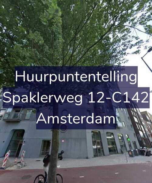 Foto gevel Huurpuntentelling voor Spaklerweg 12-C142, Amsterdam