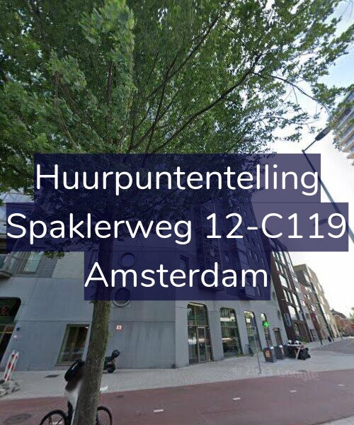 Foto gevel Huurpuntentelling voor Spaklerweg 12-C119, Amsterdam