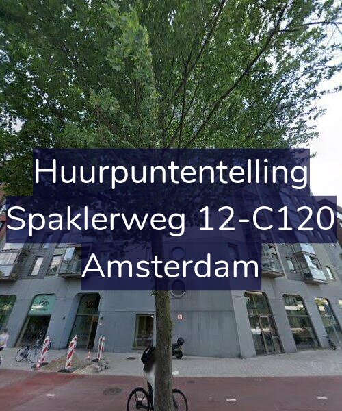 Foto gevel Huurpuntentelling voor Spaklerweg 12-C120, Amsterdam