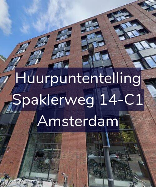 Foto gevel Huurpuntentelling voor Spaklerweg 14-C1, Amsterdam
