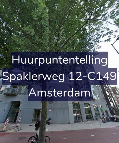 Foto gevel Huurpuntentelling voor Spaklerweg 12-C149, Amsterdam
