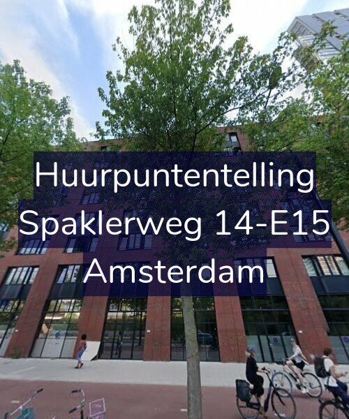 Foto gevel Huurpuntentelling voor Spaklerweg 14-E15, Amsterdam