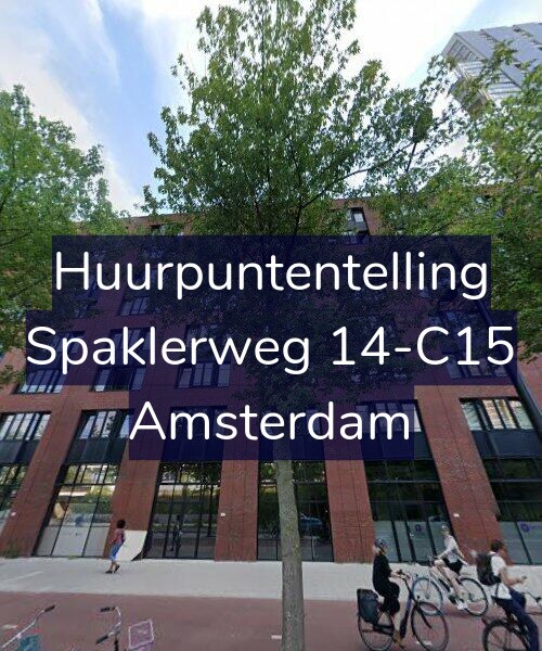 Foto gevel Huurpuntentelling voor Spaklerweg 14-C15, Amsterdam