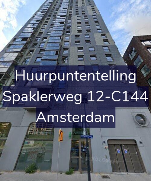 Foto gevel Huurpuntentelling voor Spaklerweg 12-C144, Amsterdam