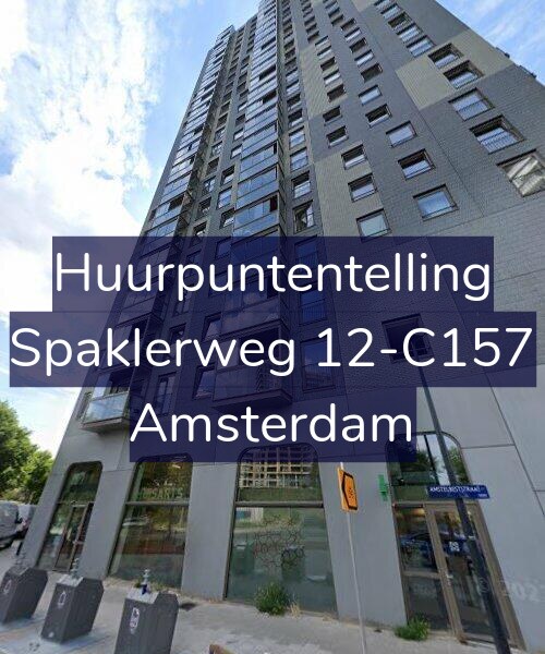 Foto gevel Huurpuntentelling voor Spaklerweg 12-C157, Amsterdam