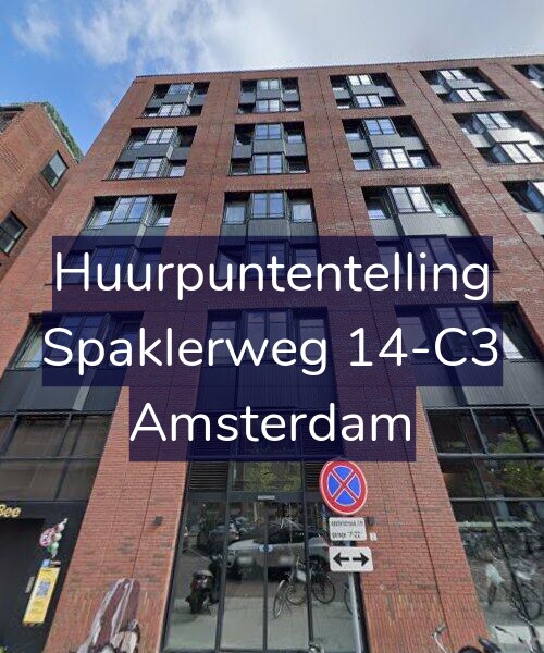 Foto gevel Huurpuntentelling voor Spaklerweg 14-C3, Amsterdam