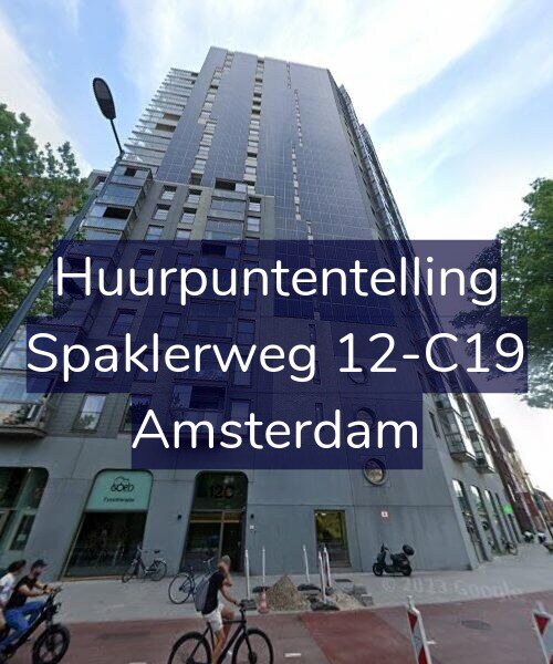 Foto gevel Huurpuntentelling voor Spaklerweg 12-C19, Amsterdam