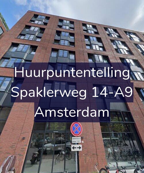 Foto gevel Huurpuntentelling voor Spaklerweg 14-A9, Amsterdam