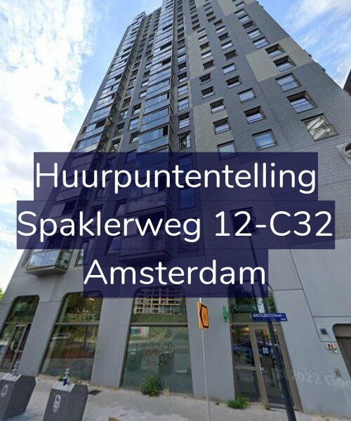 Foto gevel Huurpuntentelling voor Spaklerweg 12-C32, Amsterdam
