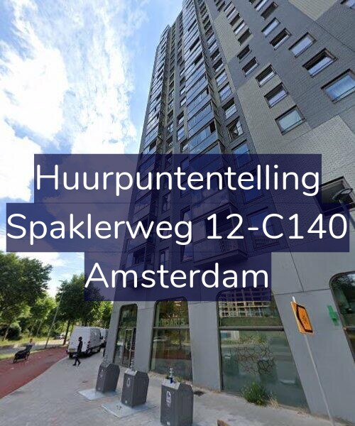 Foto gevel Huurpuntentelling voor Spaklerweg 12-C140, Amsterdam