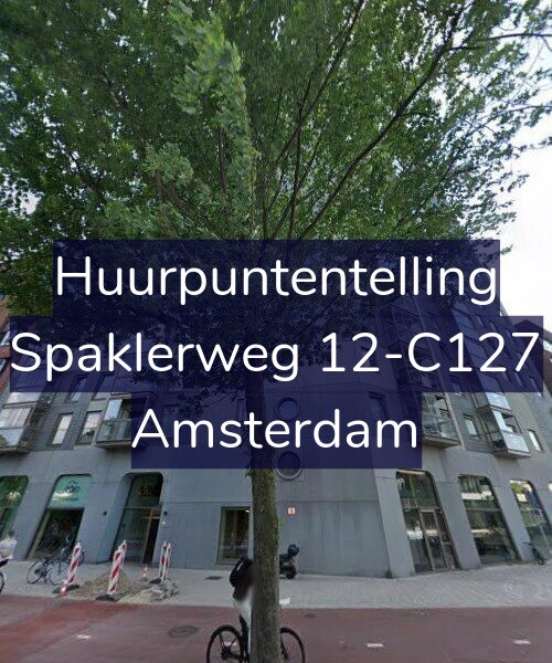 Foto gevel Huurpuntentelling voor Spaklerweg 12-C127, Amsterdam