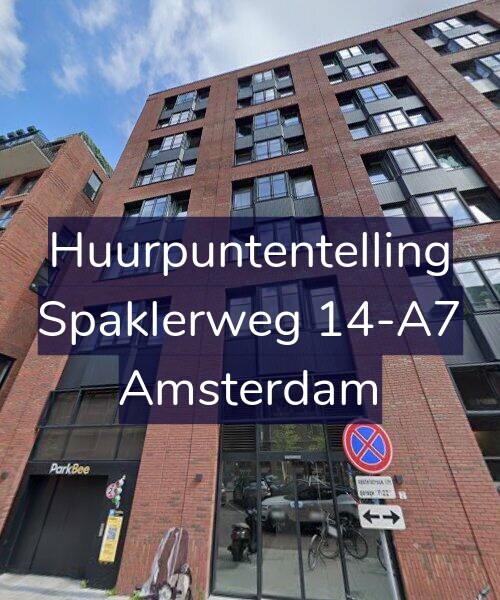 Foto gevel Huurpuntentelling voor Spaklerweg 14-A7, Amsterdam