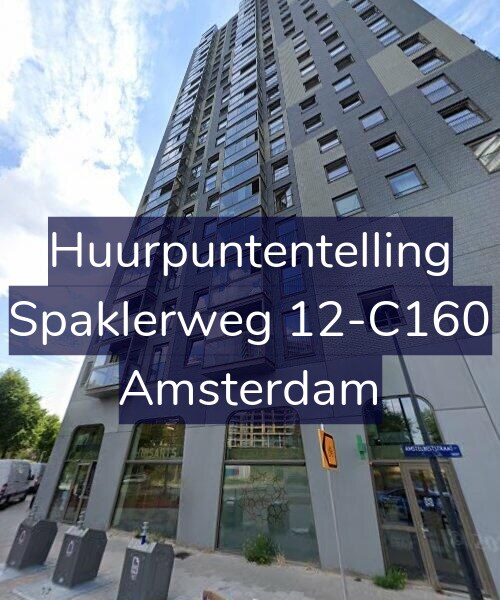Foto gevel Huurpuntentelling voor Spaklerweg 12-C160, Amsterdam