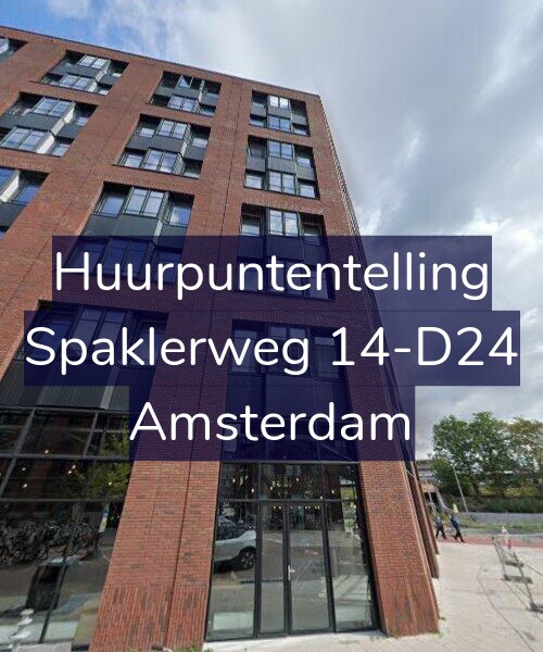 Foto gevel Huurpuntentelling voor Spaklerweg 14-D24, Amsterdam