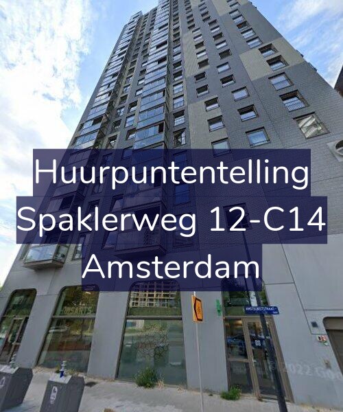 Foto gevel Huurpuntentelling voor Spaklerweg 12-C14, Amsterdam