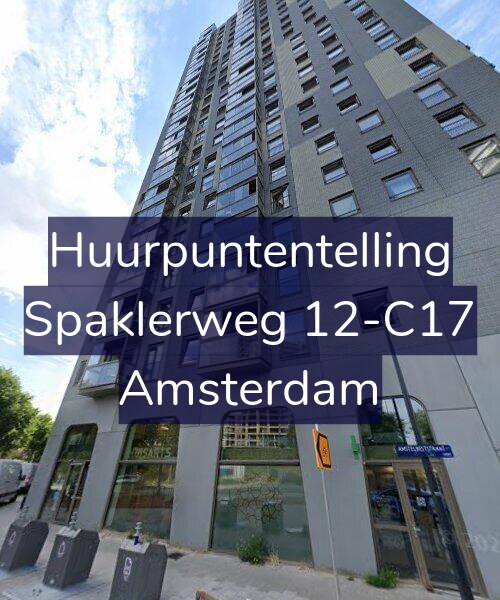 Foto gevel Huurpuntentelling voor Spaklerweg 12-C17, Amsterdam