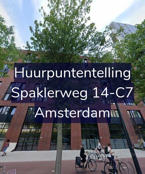 Foto gevel Huurpuntentelling voor Spaklerweg 14-C7, Amsterdam