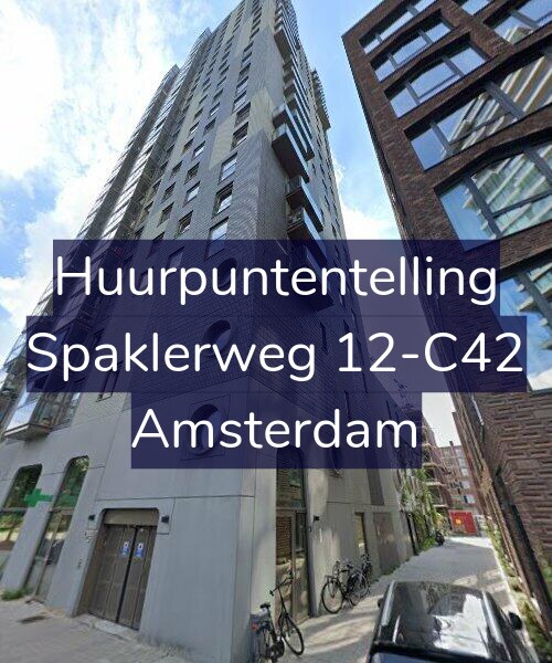 Foto gevel Huurpuntentelling voor Spaklerweg 12-C42, Amsterdam