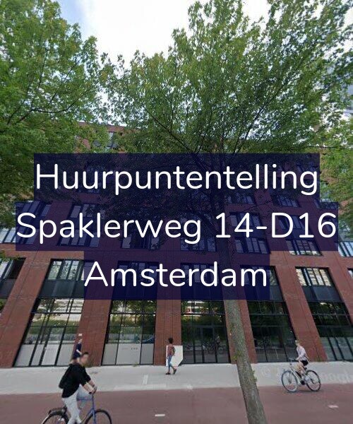 Foto gevel Huurpuntentelling voor Spaklerweg 14-D16, Amsterdam