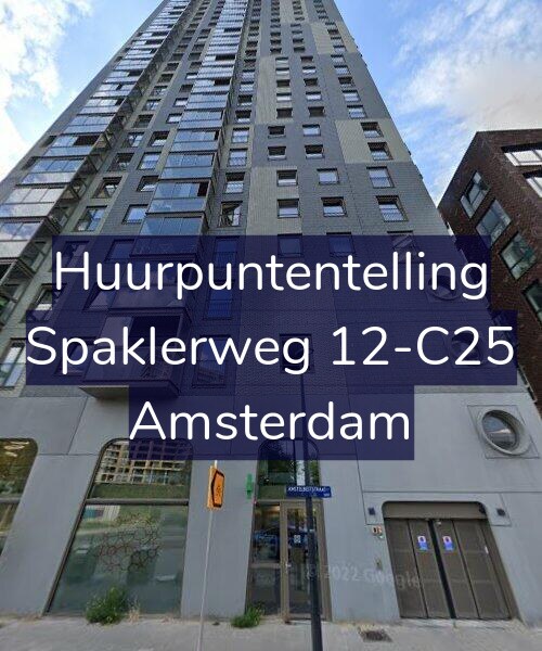 Foto gevel Huurpuntentelling voor Spaklerweg 12-C25, Amsterdam