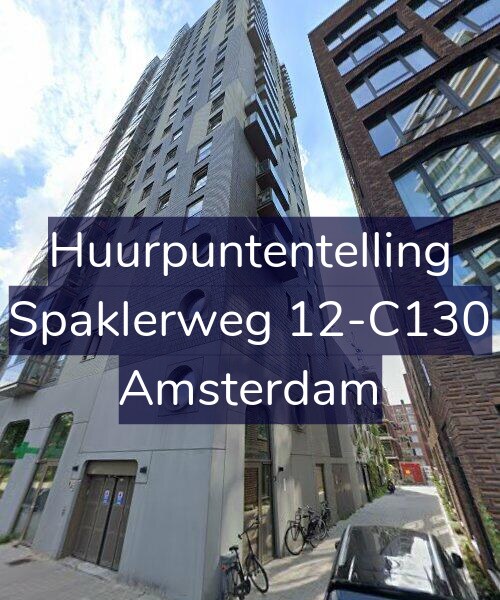 Foto gevel Huurpuntentelling voor Spaklerweg 12-C130, Amsterdam