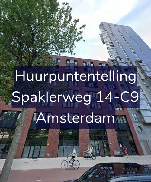 Foto gevel Huurpuntentelling voor Spaklerweg 14-C9, Amsterdam