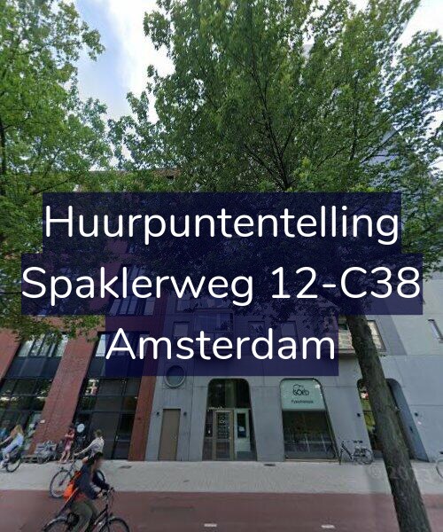Foto gevel Huurpuntentelling voor Spaklerweg 12-C38, Amsterdam