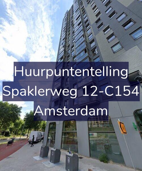 Foto gevel Huurpuntentelling voor Spaklerweg 12-C154, Amsterdam