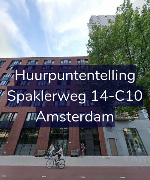Foto gevel Huurpuntentelling voor Spaklerweg 14-C10, Amsterdam