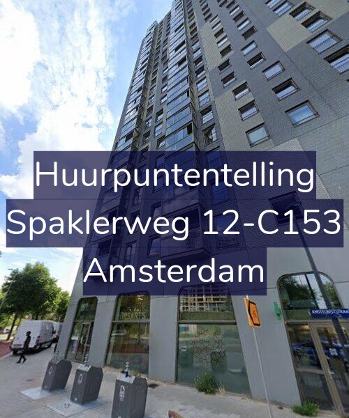 Foto gevel Huurpuntentelling voor Spaklerweg 12-C153, Amsterdam