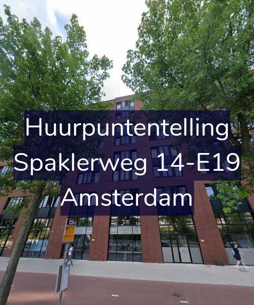 Foto gevel Huurpuntentelling voor Spaklerweg 14-E19, Amsterdam