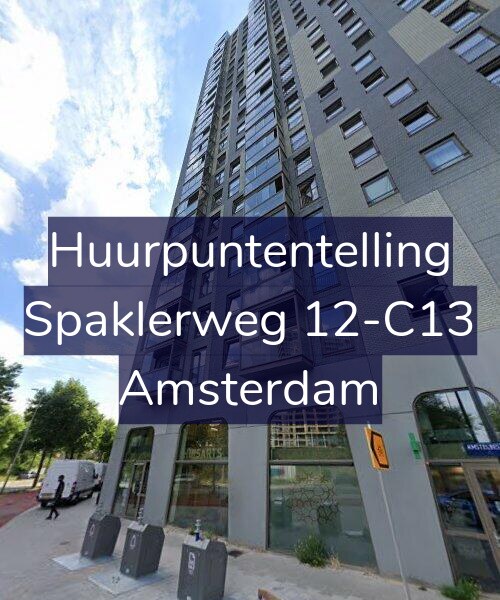 Foto gevel Huurpuntentelling voor Spaklerweg 12-C13, Amsterdam