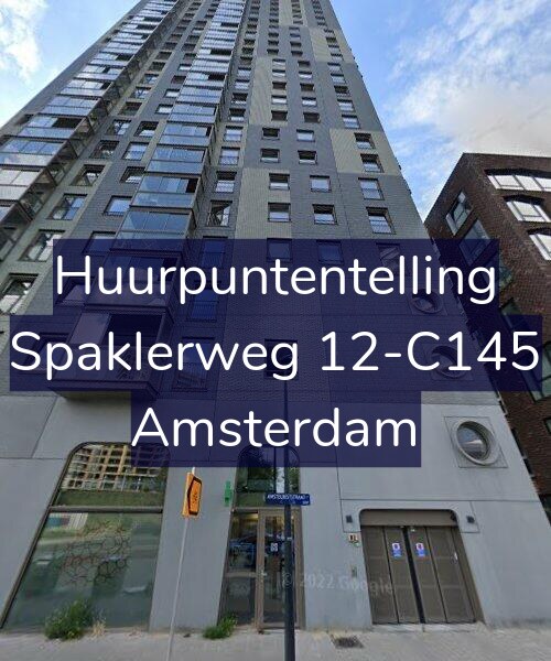 Foto gevel Huurpuntentelling voor Spaklerweg 12-C145, Amsterdam