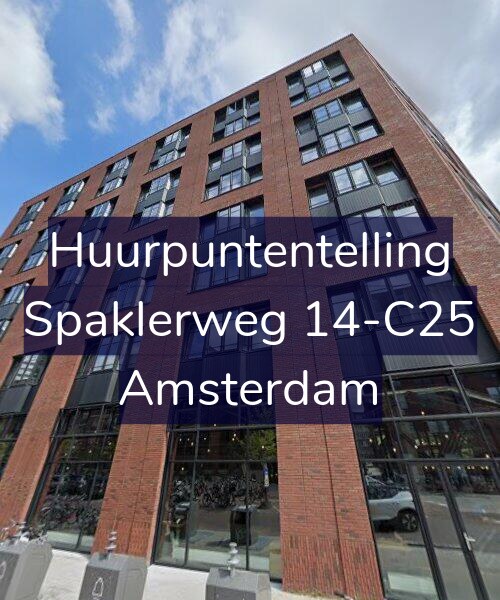 Foto gevel Huurpuntentelling voor Spaklerweg 14-C25, Amsterdam