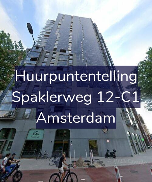 Foto gevel Huurpuntentelling voor Spaklerweg 12-C1, Amsterdam