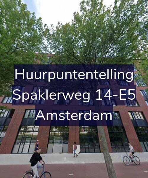 Foto gevel Huurpuntentelling voor Spaklerweg 14-E5, Amsterdam