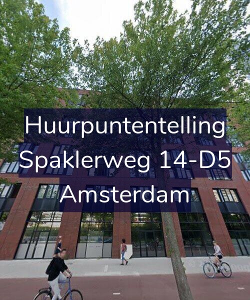 Foto gevel Huurpuntentelling voor Spaklerweg 14-D5, Amsterdam