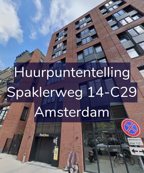 Foto gevel Huurpuntentelling voor Spaklerweg 14-C29, Amsterdam