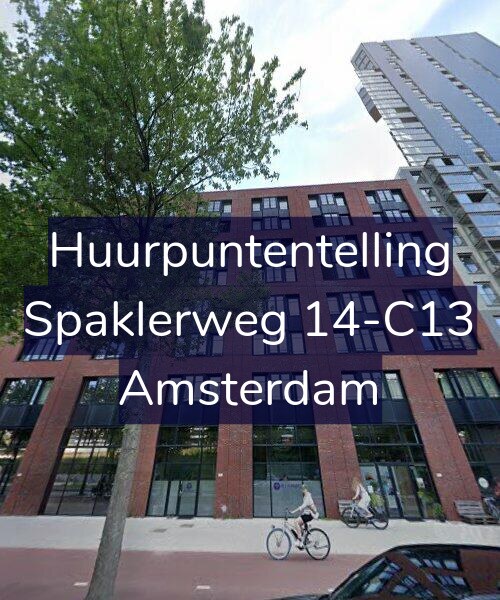 Foto gevel Huurpuntentelling voor Spaklerweg 14-C13, Amsterdam