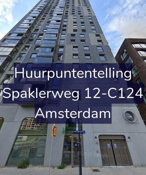 Foto gevel Huurpuntentelling voor Spaklerweg 12-C124, Amsterdam