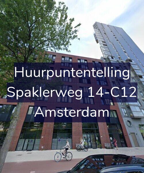 Foto gevel Huurpuntentelling voor Spaklerweg 14-C12, Amsterdam
