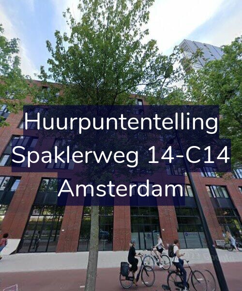 Foto gevel Huurpuntentelling voor Spaklerweg 14-C14, Amsterdam