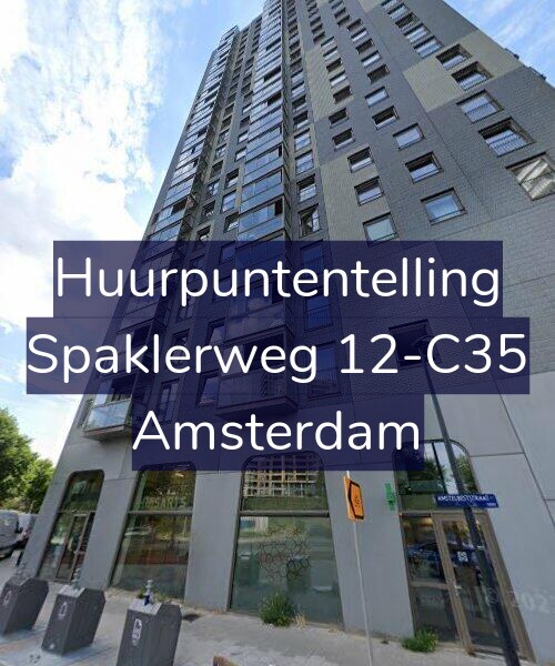 Foto gevel Huurpuntentelling voor Spaklerweg 12-C35, Amsterdam