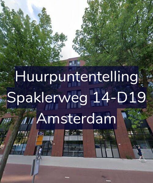 Foto gevel Huurpuntentelling voor Spaklerweg 14-D19, Amsterdam