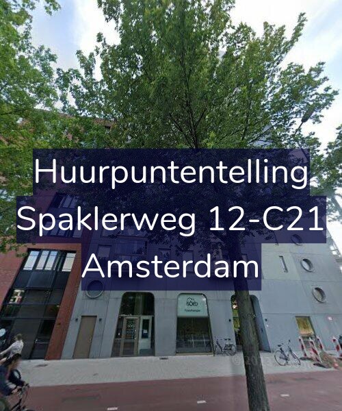 Foto gevel Huurpuntentelling voor Spaklerweg 12-C21, Amsterdam