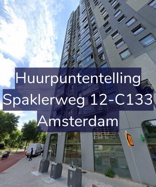 Foto gevel Huurpuntentelling voor Spaklerweg 12-C133, Amsterdam